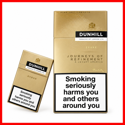 Dunhill Evoke Gold Cigarettes pack product image
