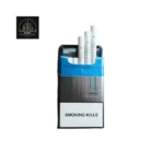 Dunhill Switch 8MG cigarettes pack with blue design