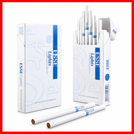 Esse Lights cigarettes pack