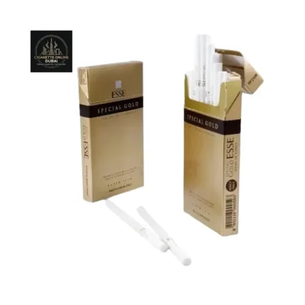 Esse Gold cigarettes pack with elegant slim design