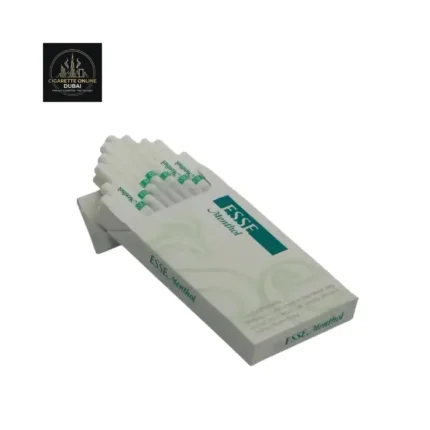 ESSE Menthol cigarettes pack with green slim design