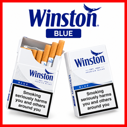 Winston Blue cigarettes