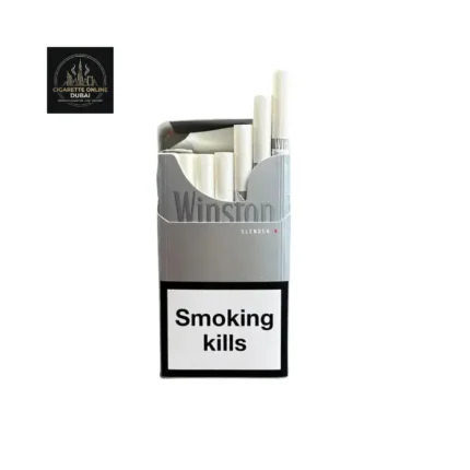 Winston Silver cigarettes pack in Dubai