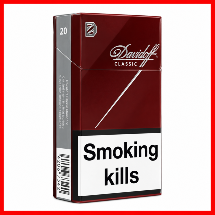 Davidoff Classic Cigarette product pack on a clean white background.