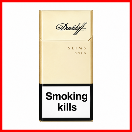 Davidoff Gold Slims cigarette pack product image