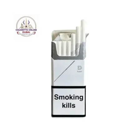 Davidoff White Slims cigarette pack with white design