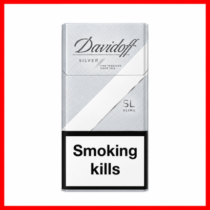 Davidoff White Slims cigarettes pack