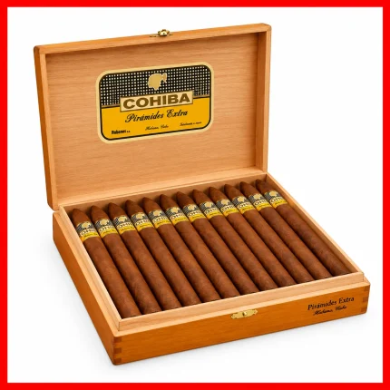 Cohiba Double Corona cigar product pack on a clean white background.