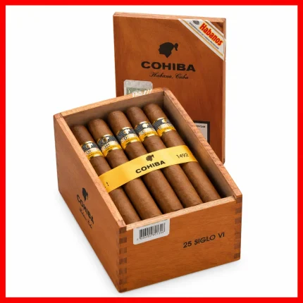 Cohiba Siglo III (3) cigar product pack on a clean white background.