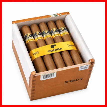 Cohiba Siglo VI (6) cigar product pack on a clean white background