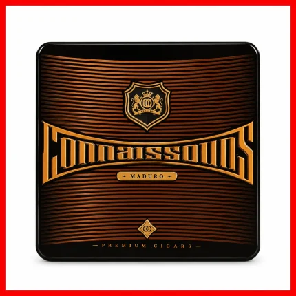 Connaisseurs Filter Cigarillos cigar product pack on a clean white background.