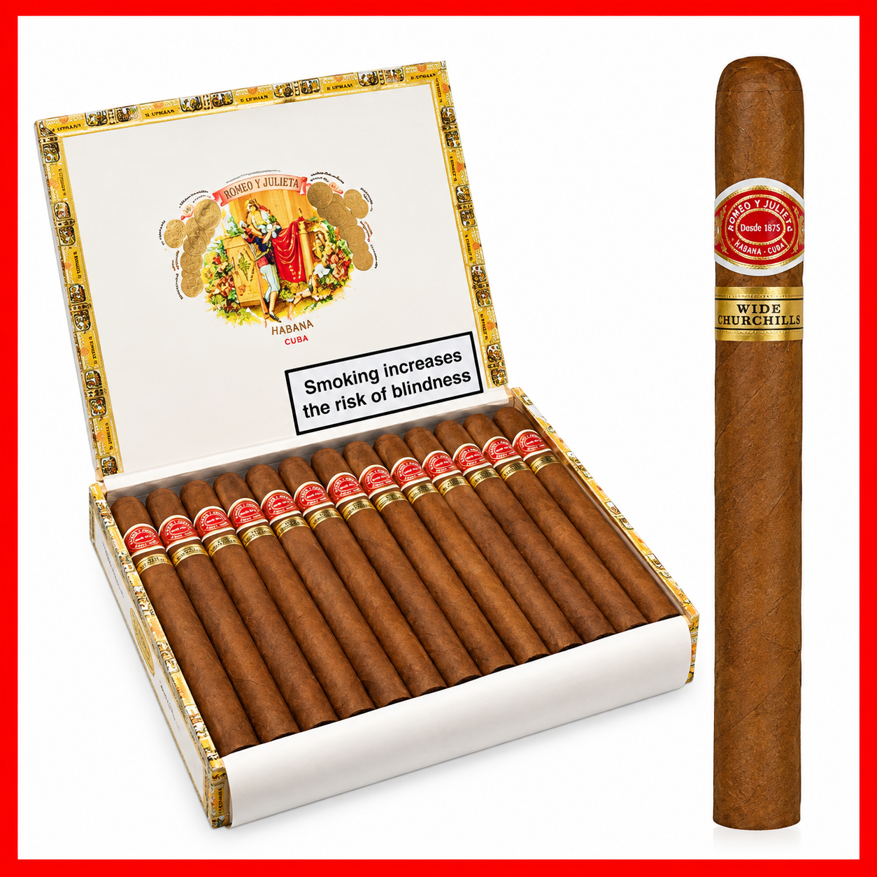 Romeo y Julieta Churchill cigar pack