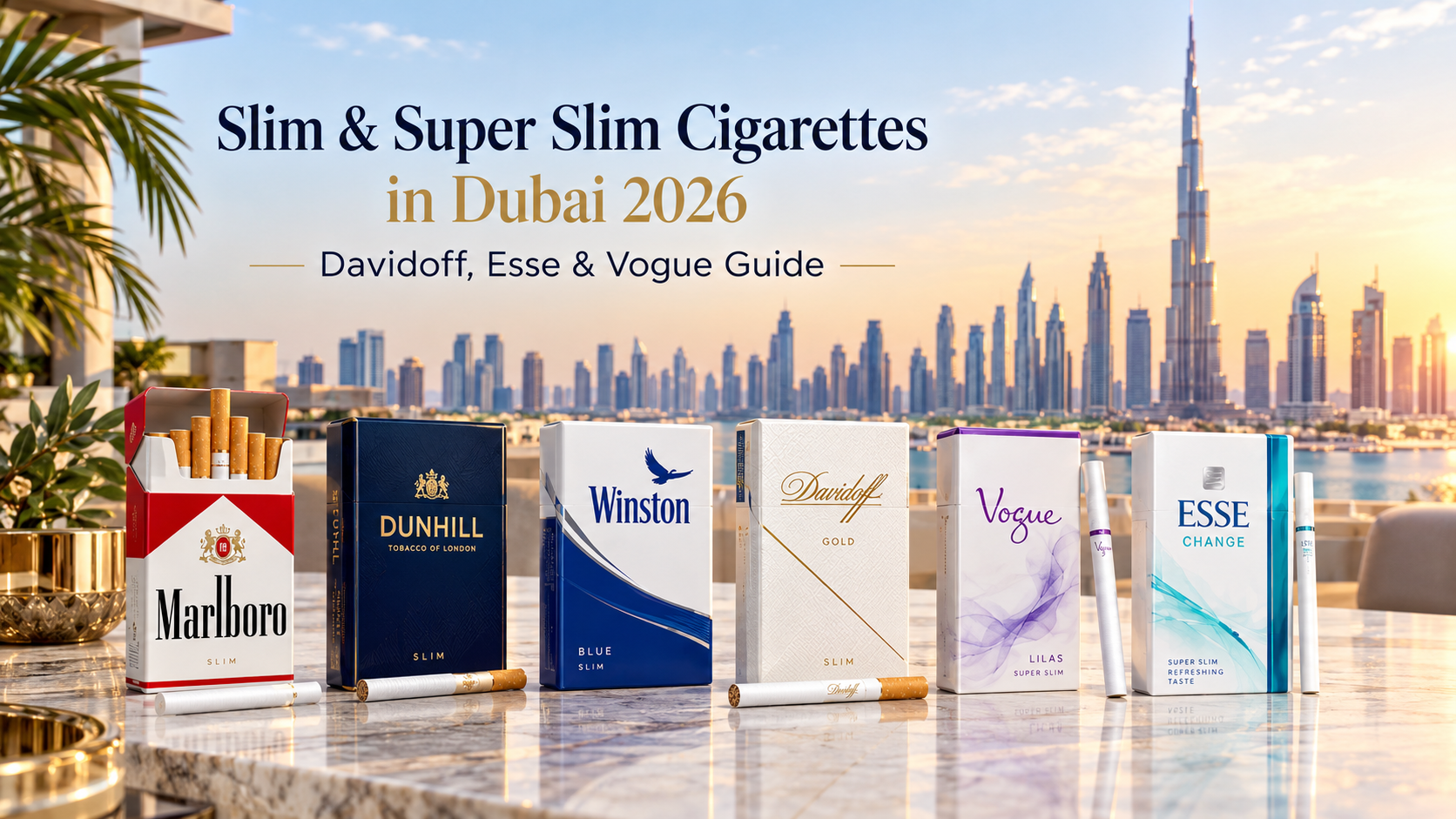Slim and super slim cigarettes in Dubai 2026 guide