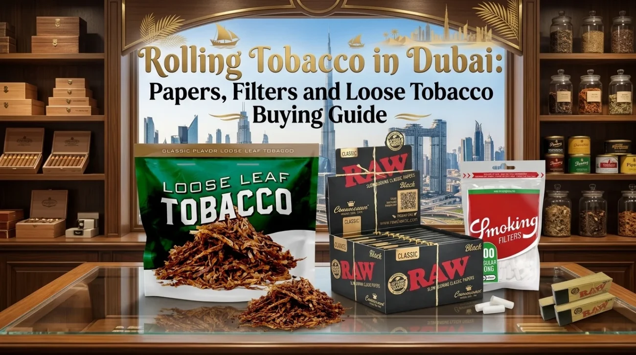 Rolling Tobacco in Dubai: Papers, Filters and Loose Tobacco Buying Guide